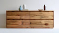 Komoda z litego drewna sosnowego, naturalny brąz, 160 x 45 x 75 cm